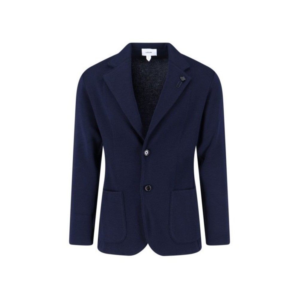 Lardini Single-Breasted Blazer – Navy - NWT